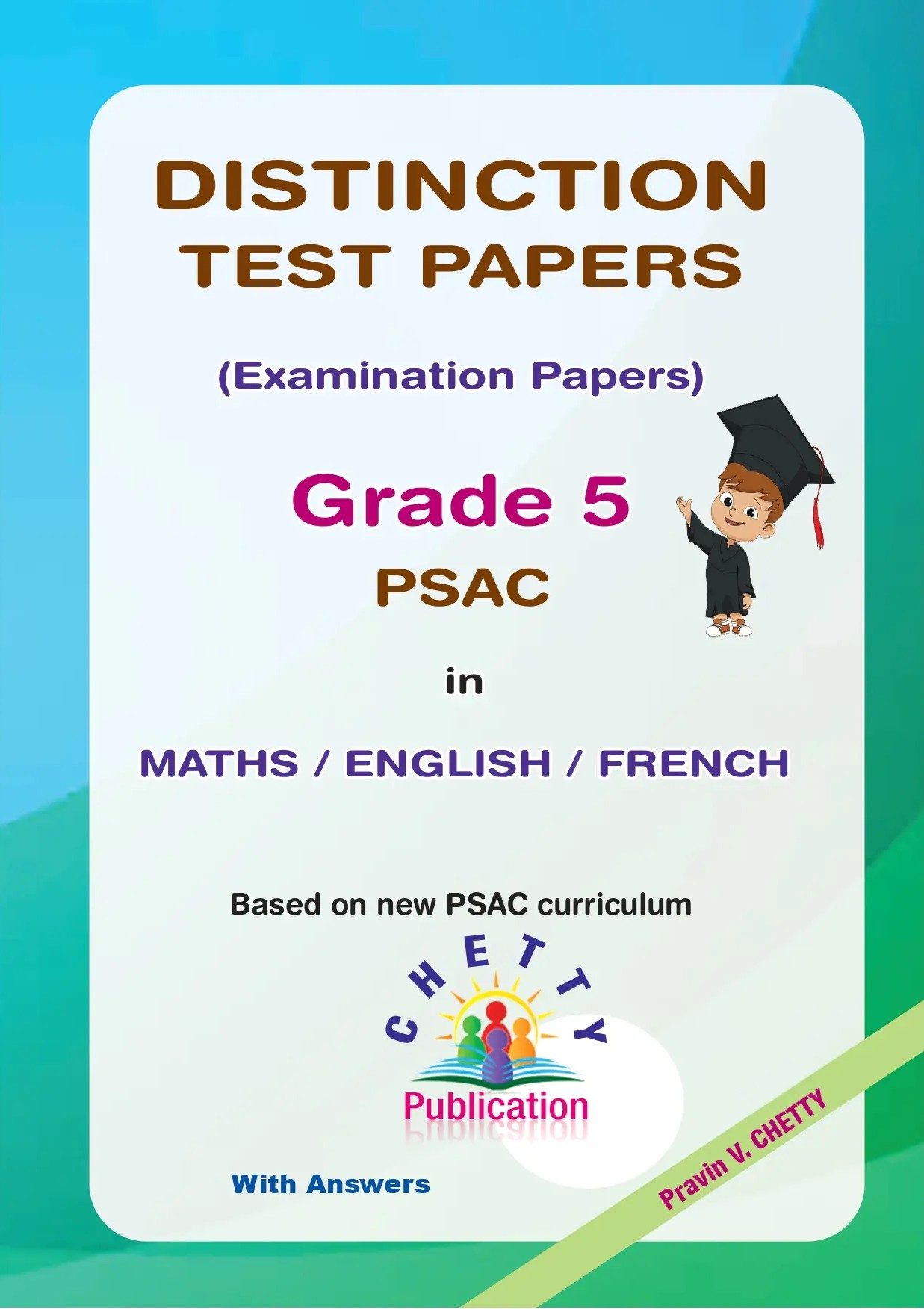 Distinction - MEF Test Papers - Grade 5 - P.V Chetty
